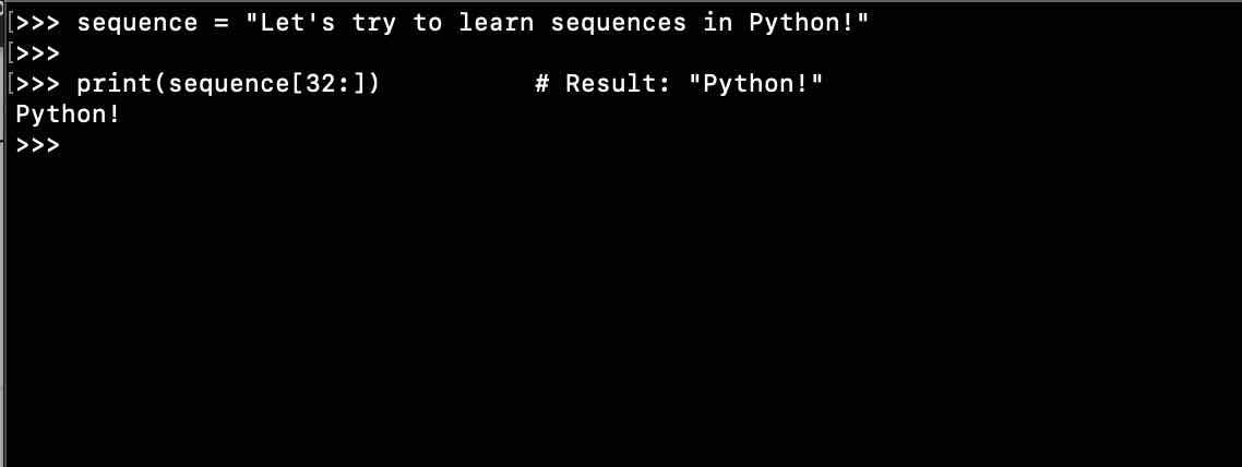Slicing Example Python